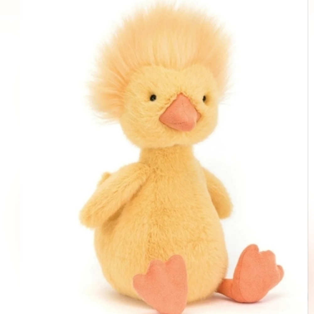 Jellycat Dorit Duckling 10.2x3.5x4.3" Soft and Plush Authentic NWT - Picture 2 of 7